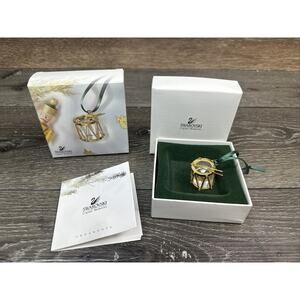 Swarovski Crystal Drum Christmas Ornament 2001 IN BOX 235894